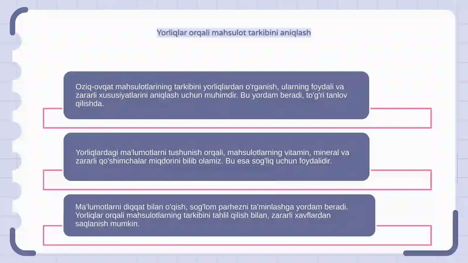 Oziq-ovqat mahsulotlarining tarkibi 4