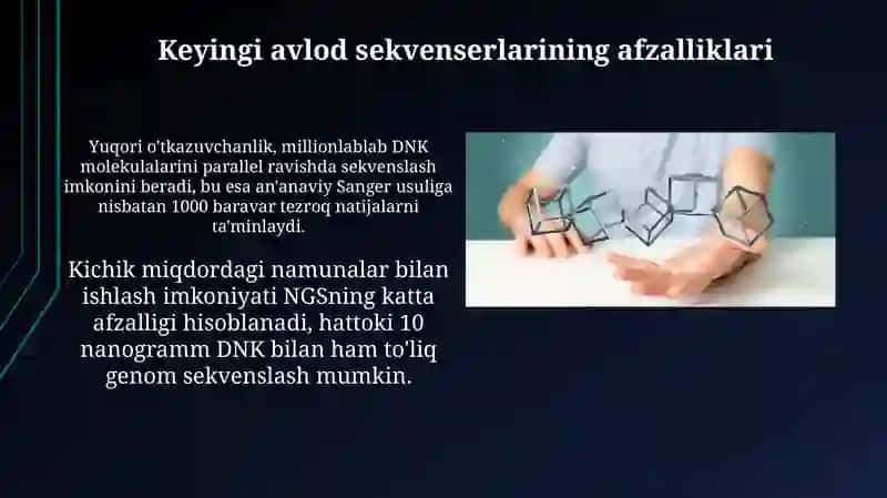 Yangi avlod sekvenatorlarining ishlashi prinsiplari va afzalliklari 4