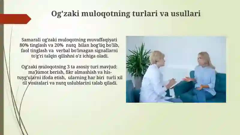 Og'zaki va Og'zaki Bo'lmagan Muloqotning Ahamiyati 4
