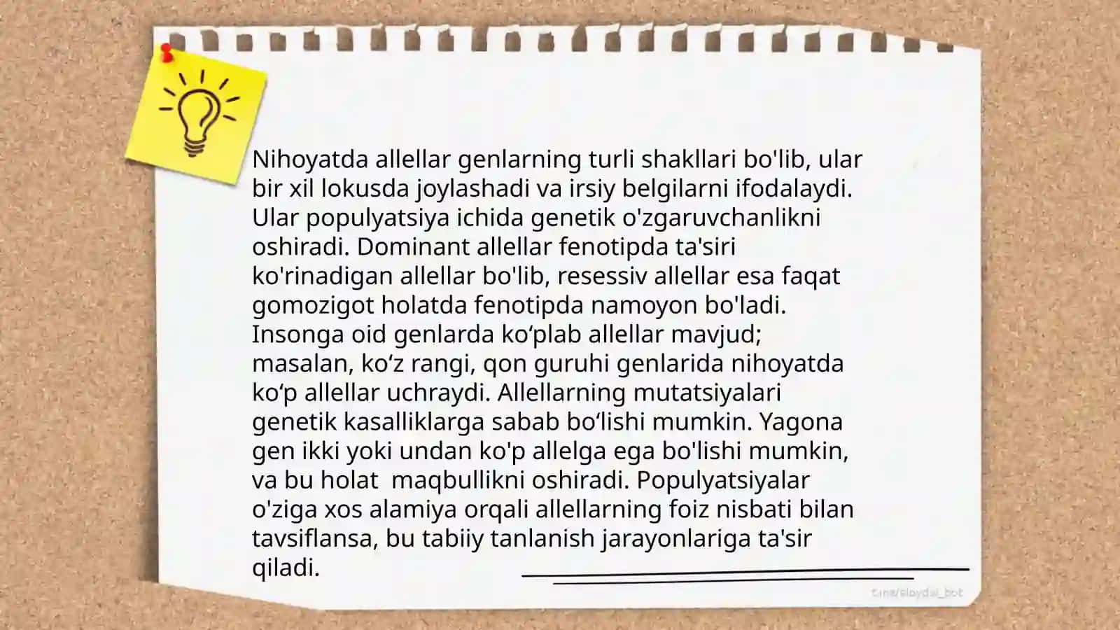 Mendelning 3-qonuni. Allelmas genlarning o'zaro ta'siri 4