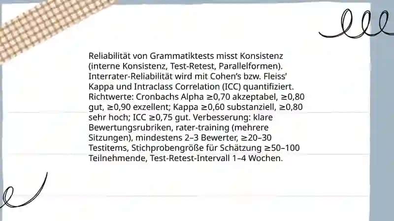 Effektive Bewertungsmethoden zur Feststellung der grammatischen Kompetenz 4