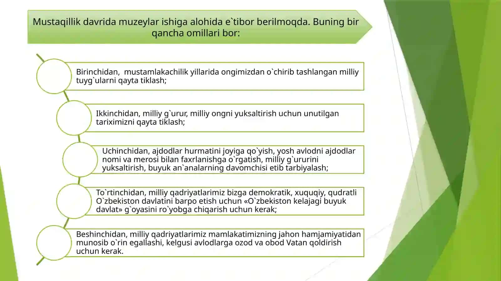 Mustaqillik davrida O'zbekiston muzeyi tarixi 4