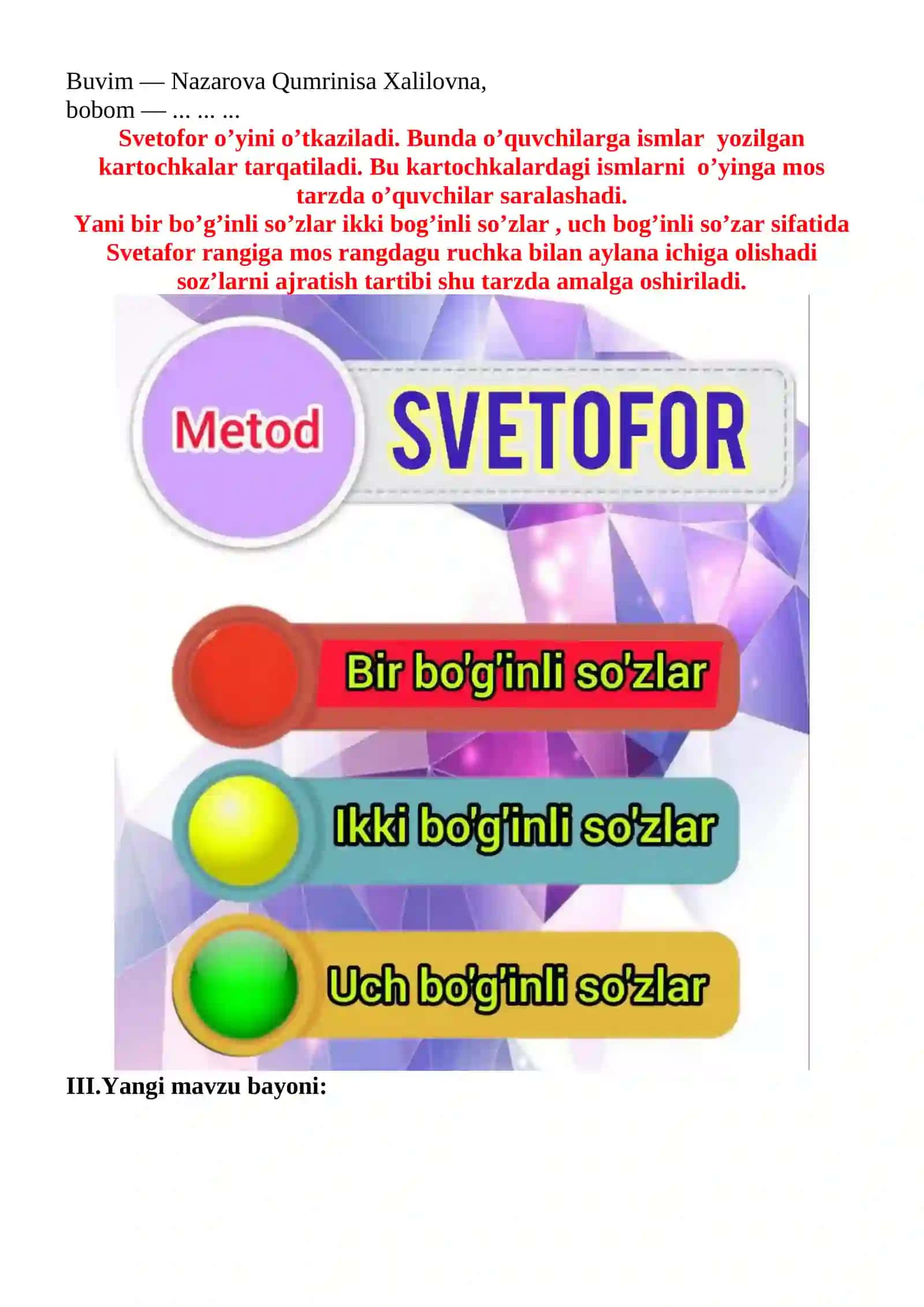 Bosh harf. Joylarga atab qo'yilgan nomlarning yozilishi 1-sinf ona tili dars ishlanmasi 4