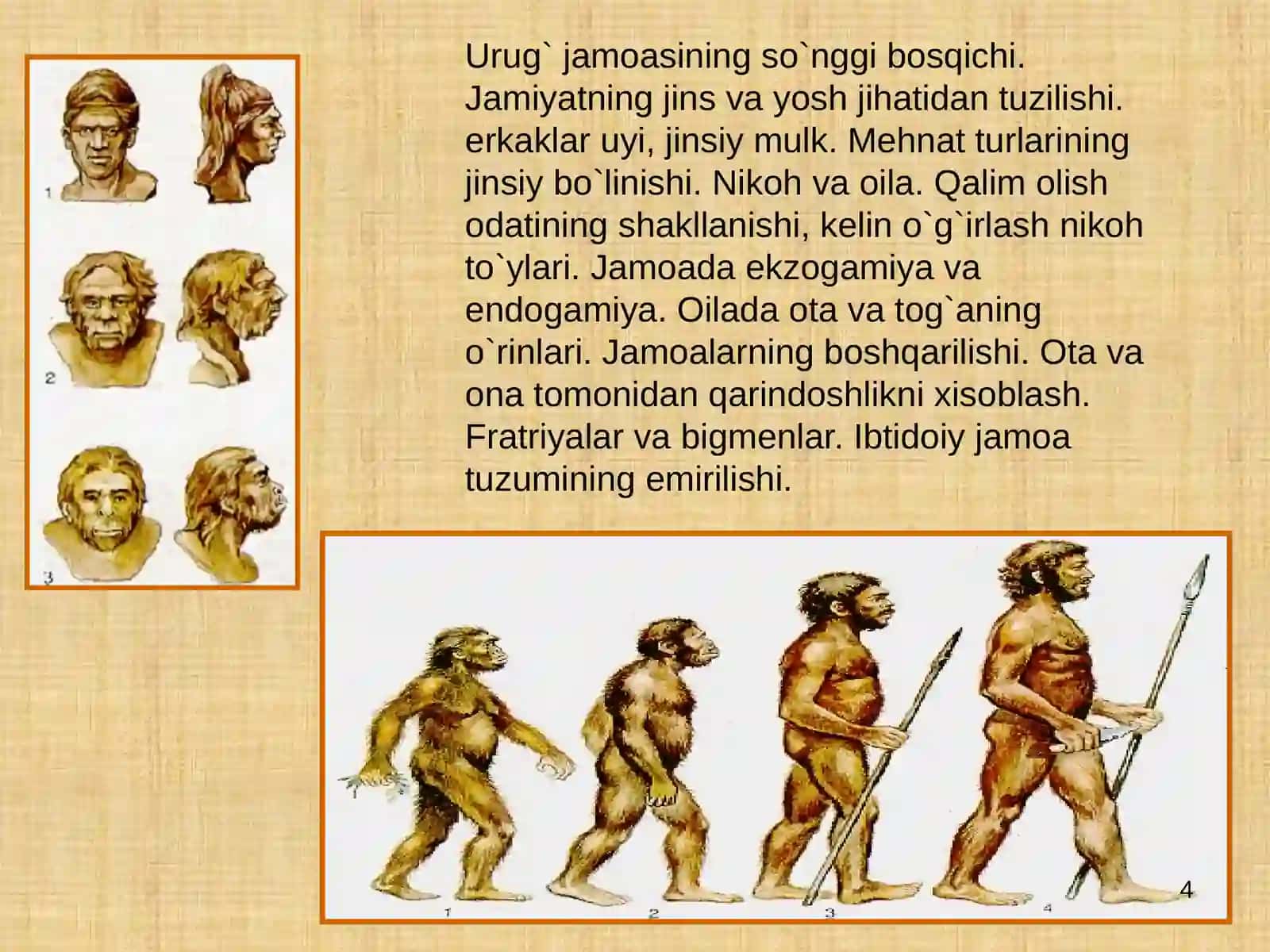 O`rta Osiyoning tosh davri qabilalari moddiy madaniyati va xo`jaligi 4