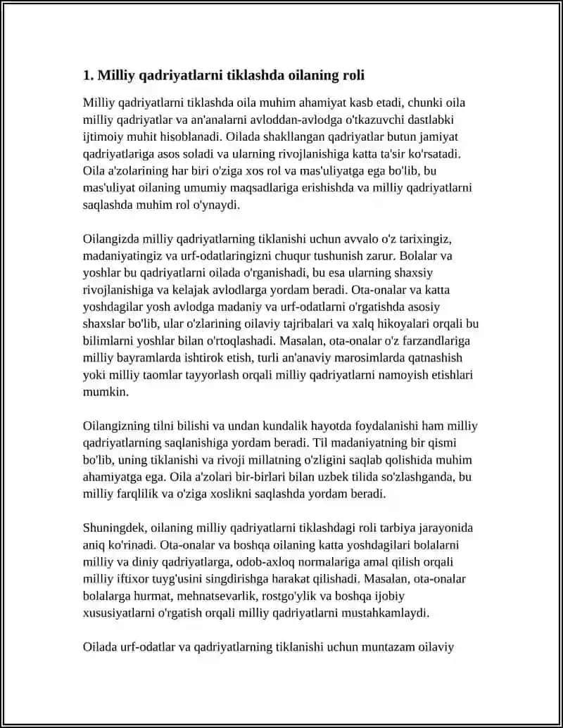 Milliy Qadriyatlar va Urf-Odatlarni Tiklash Jarayonlari 4