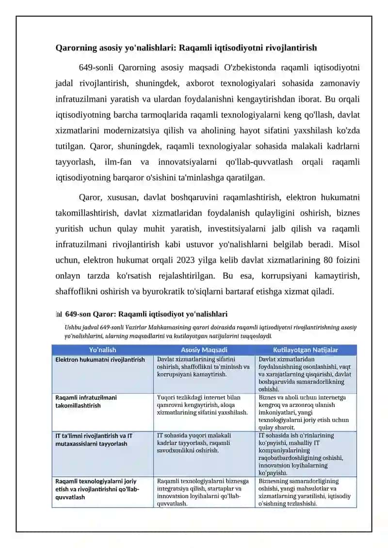Vazirlar mahkamasi 649 sonli qaror 4