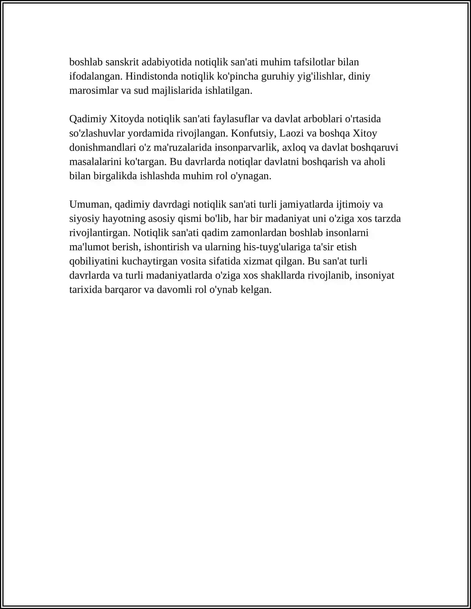 NOTIQLIK SAN'ATI TARIXI 4