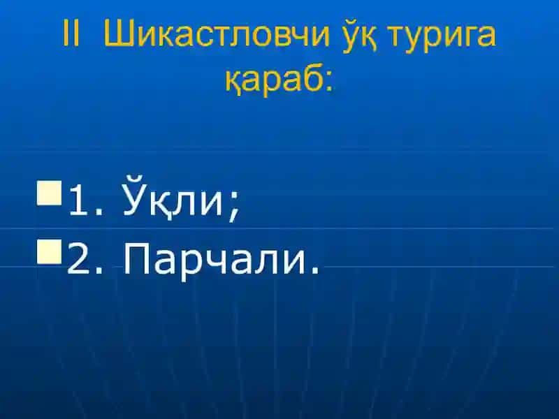 КАЛЛА, БОШ МИЯ, УМУРТҚА ПОҒОНАСИ ВА ОРҚА МИЯ ШИКАСТЛАРИ 4