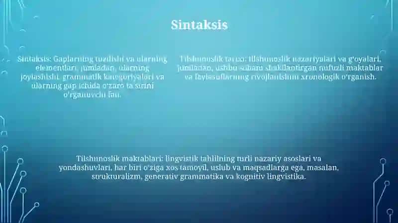 Tilshunoslik Tarixidagi Yo'Nalishlar Va Maktablar 4