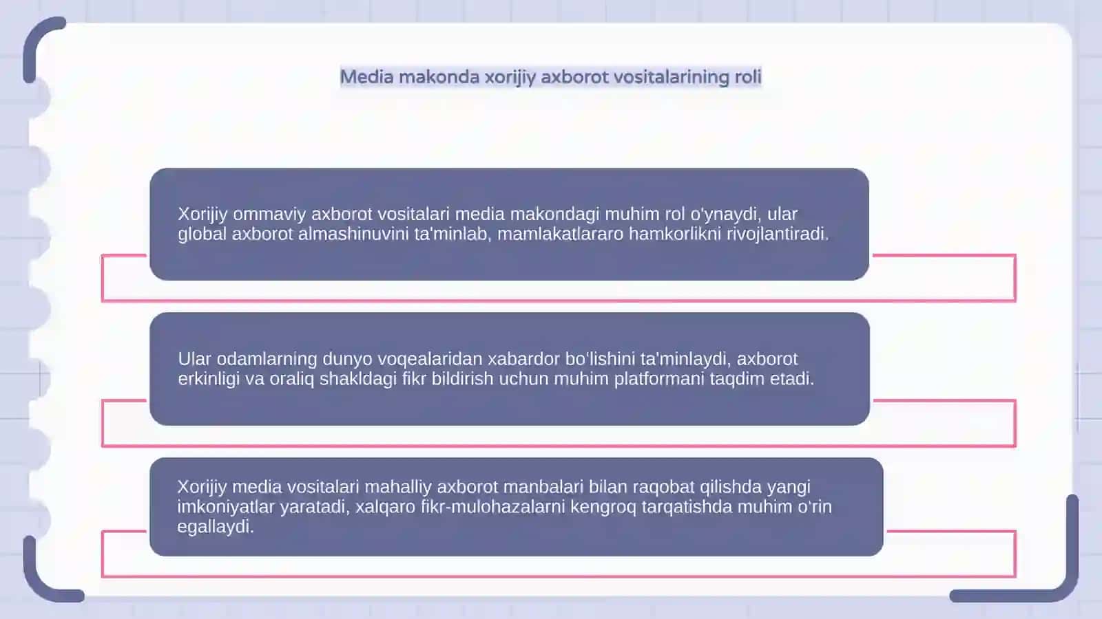 Xorijiy ommaviy axborot vositalarining media makondagi oʻrni 4