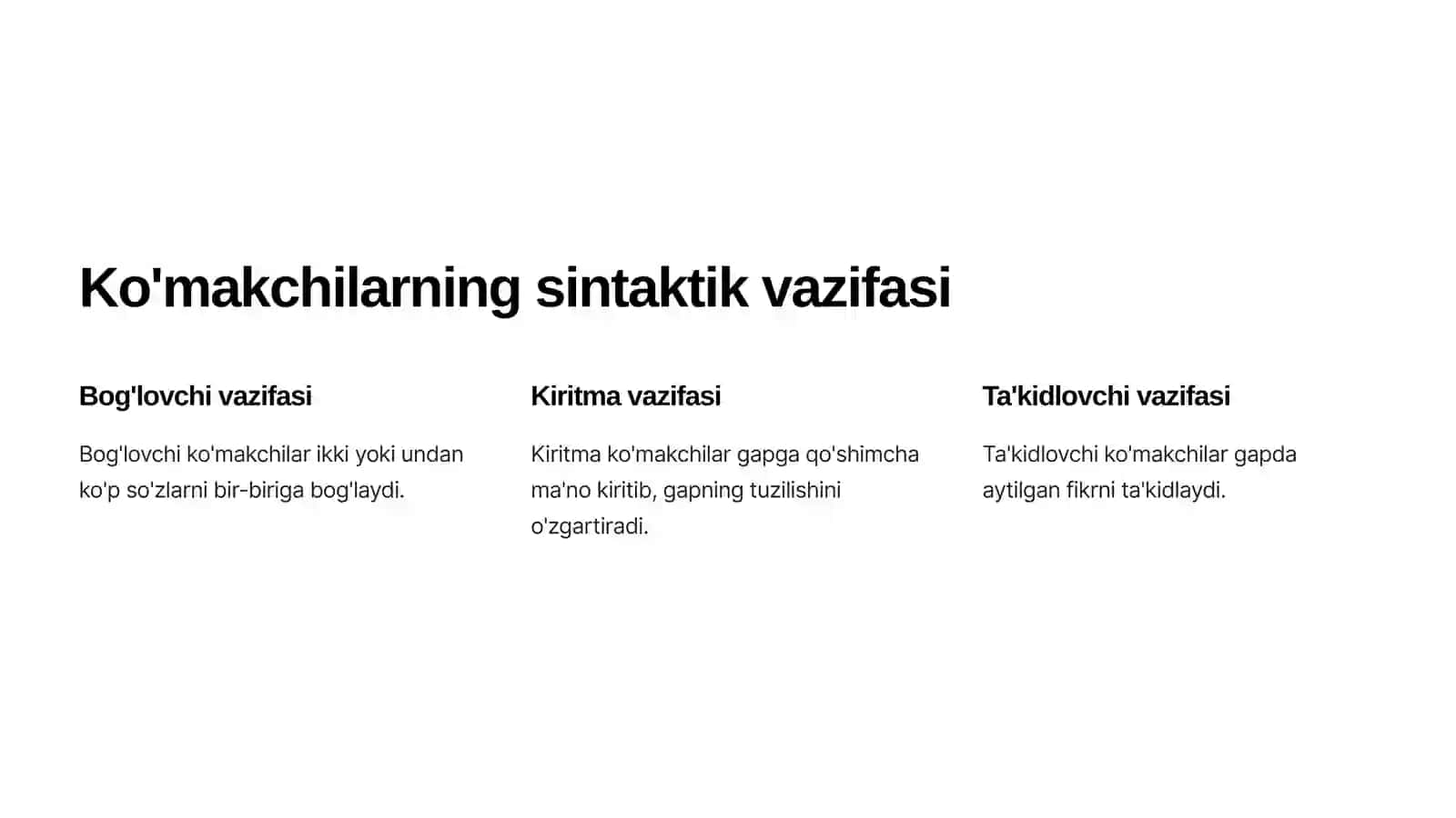 Ona tili darslarida ko'makchilarni o'qitish metodikasi 4