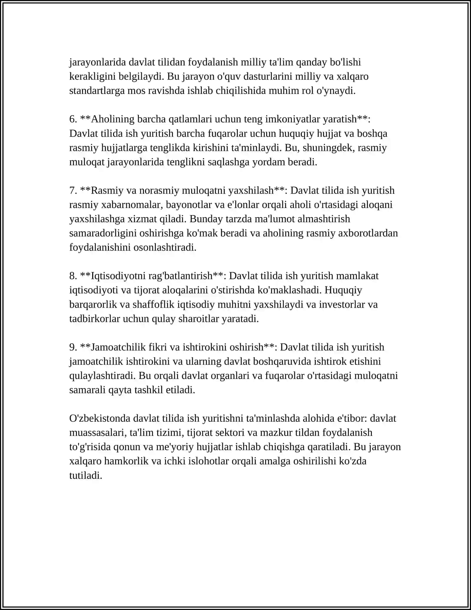 DAVLAT TILIDA ISH YURITISH FANINING VAZIFALARI 4