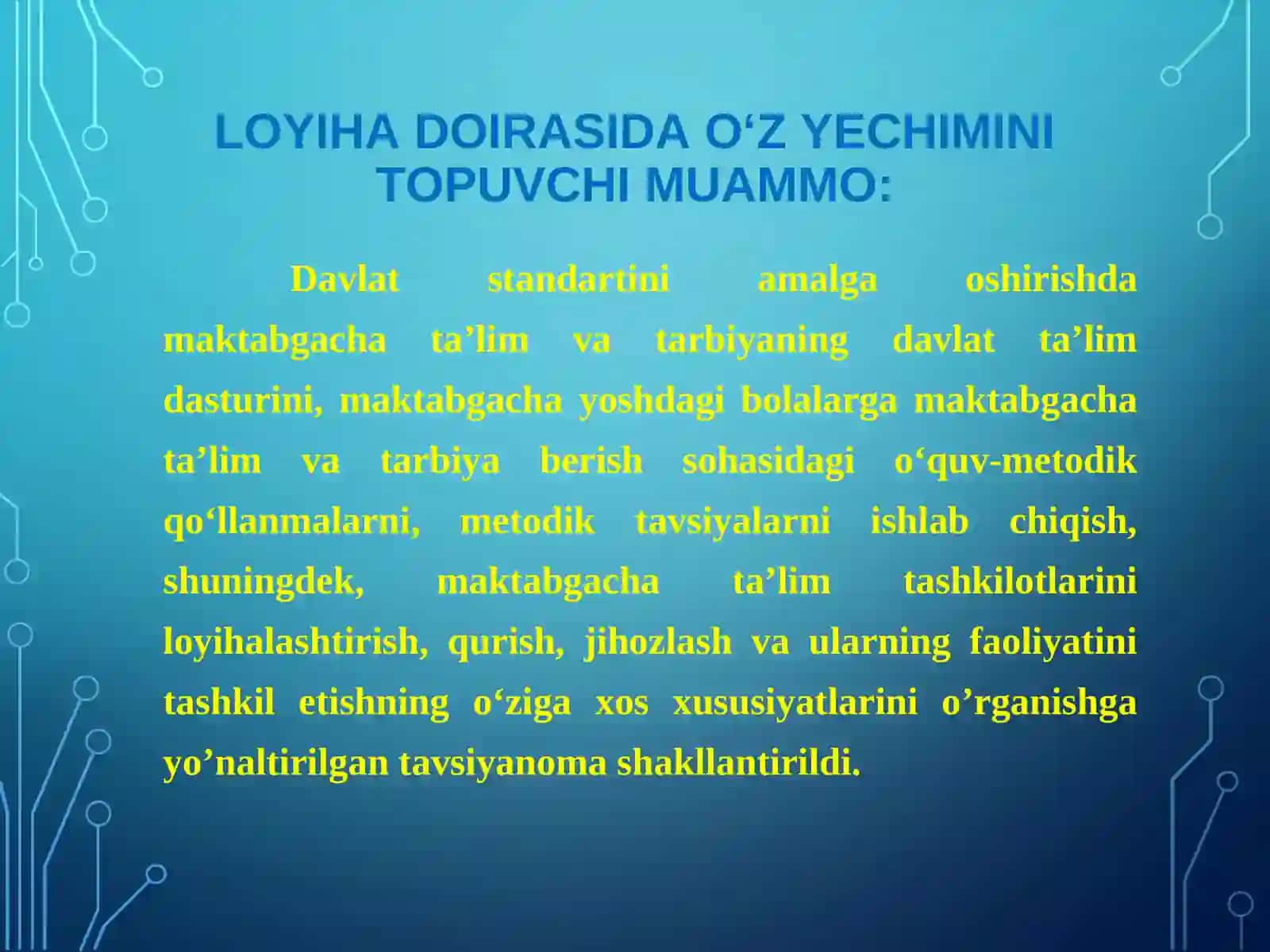 "Maktabgacha ta’lim tashkilotlarida davlat ta’lim standarti amalga joriy etish masalalari" 4