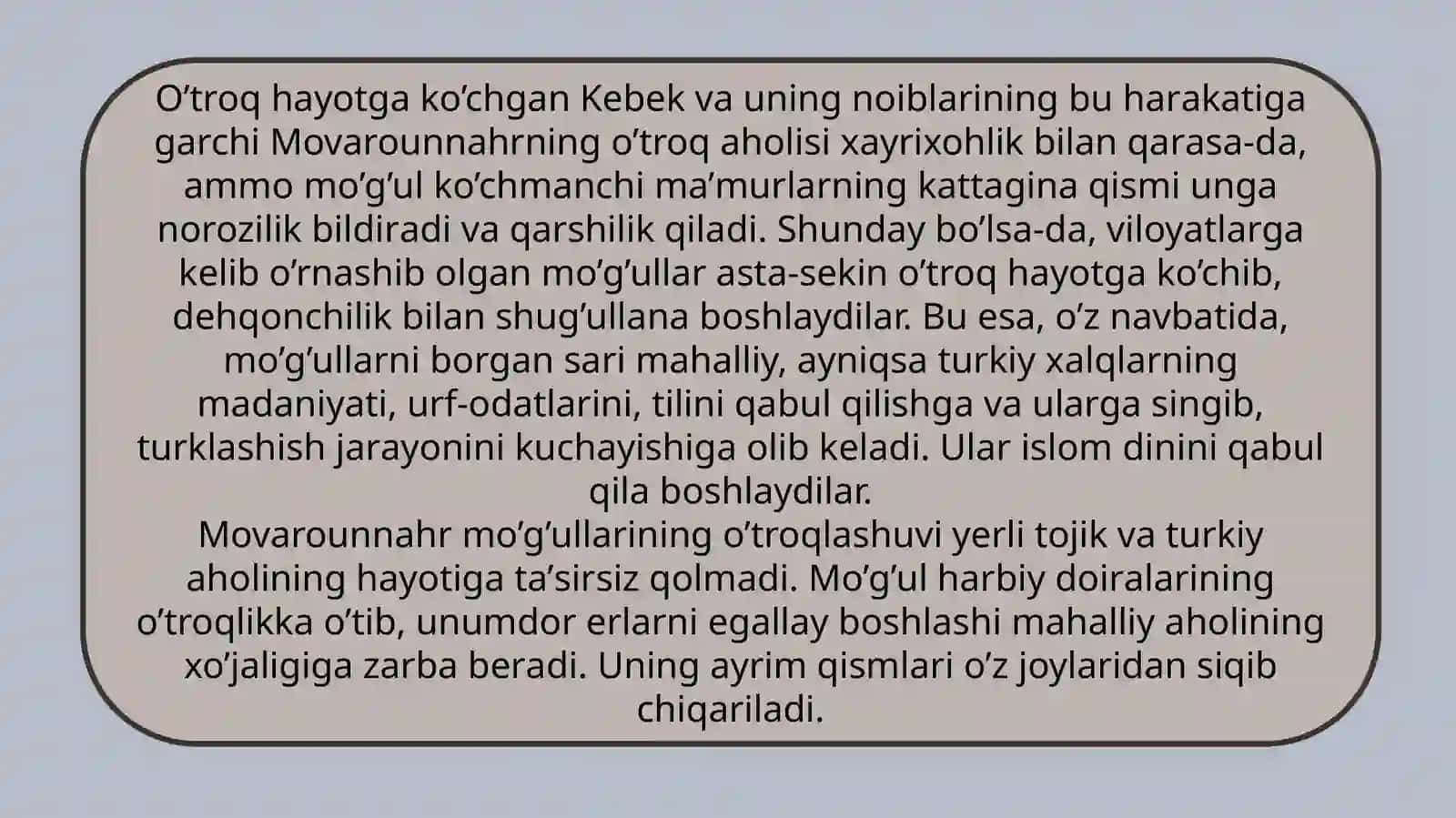 XIV asrning ikkinchi yarmi va XVI asrda Movaraunnahrda tarbiya, maktab va pedagogik fikrlar rivoji 4
