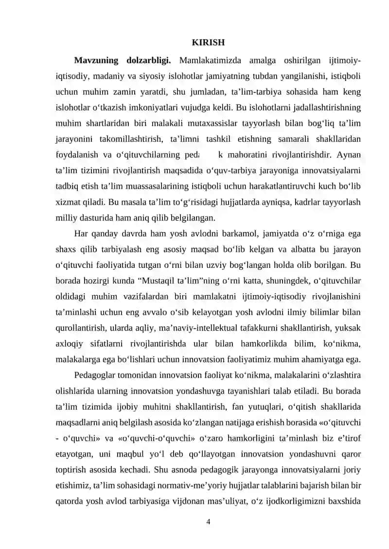 O‘quvchilarning mustaqil o‘quv faoliyatini shakllantirishning innovatsion usullari 4