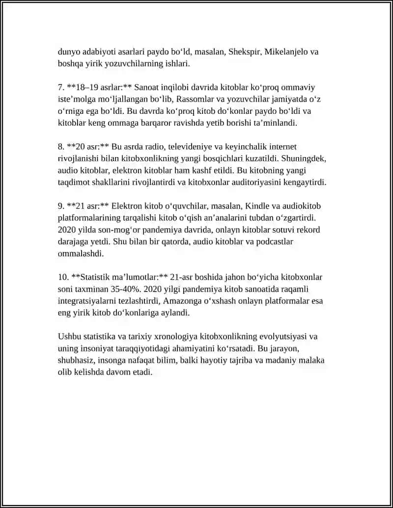 KITOBXONLIK HAQIDA MA'LUMOT 4