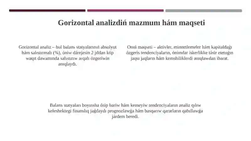 BUXGALTERIYA BALANSINING GORIZONTAL ANALIZI 4