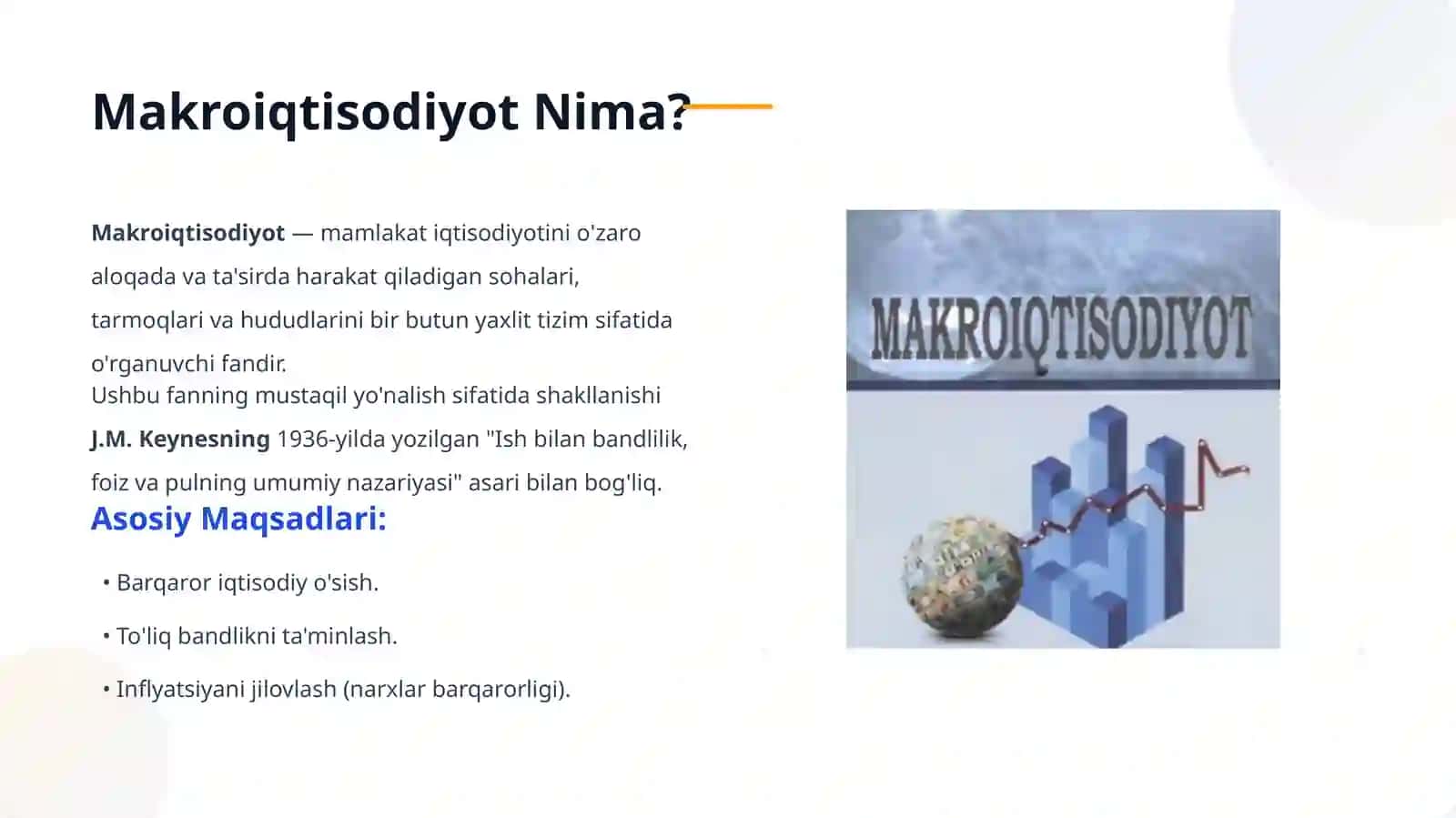 Makroiqtisodiyot Asosiy Tushunchalar, Ko'rsatkichlar va Qonuniyatlar 4