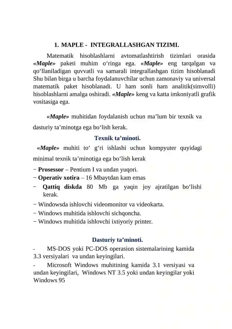 Statika masalarini matematik modellashtirish 4