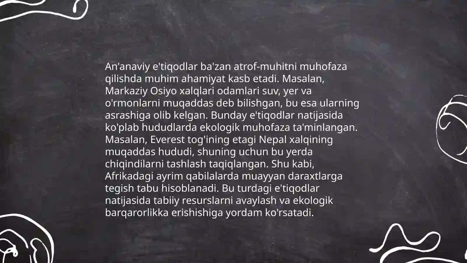 Axloqiy va ekologik masalalarni yoritishda madaniyat va qadriyatlarning o'rni va ahamiyati 4