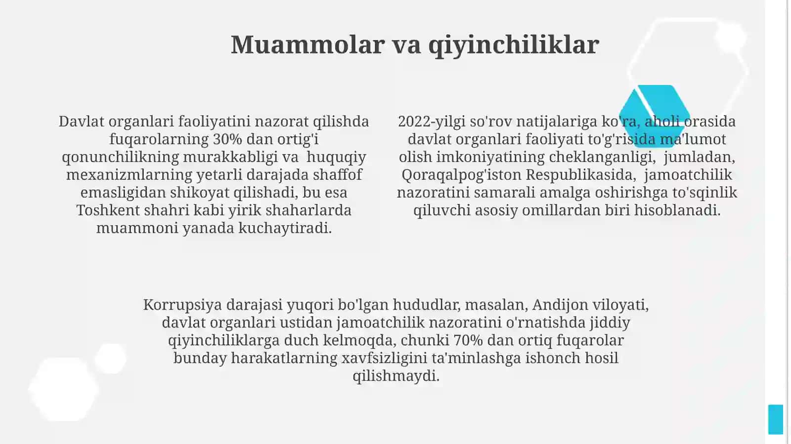 Davlat organlari ustidan jamoatchiliknazoratiniornatish 4