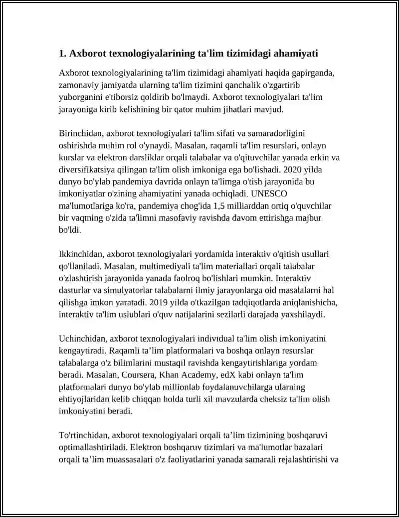 TA'LIM TARBIYA JARAYONLARIDA AXBOROT TEXNOLOGIYALARDAN FOYDALANISHNING IMKONIYATLARI 4
