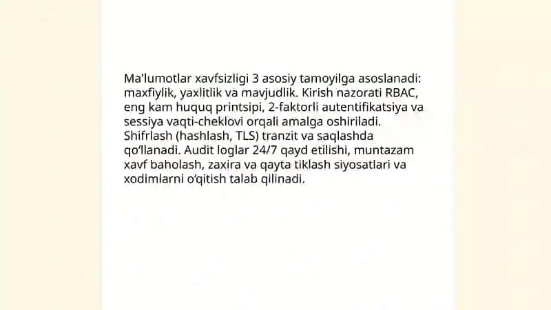 Tibbiy axborotlarni boshqarishning xususiyatlari 4