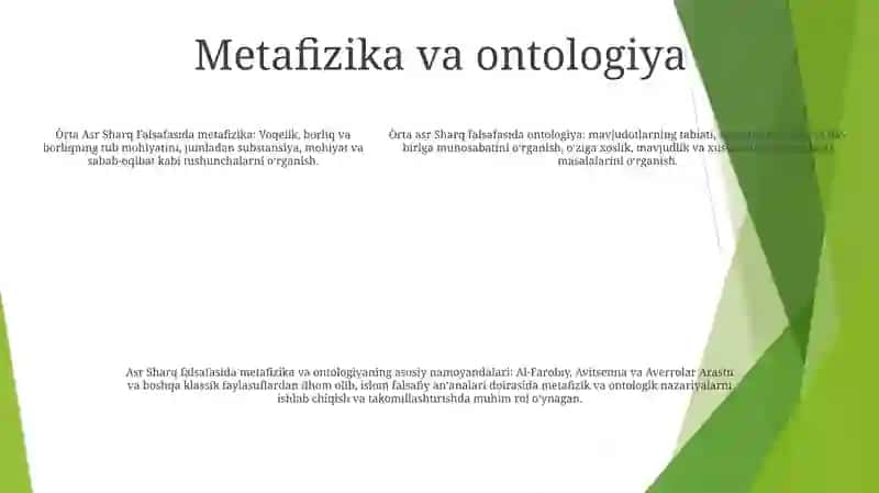 Òrta Asr Sharq Falsafasi 4