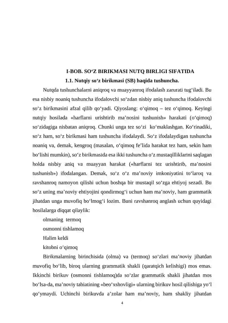 SO’Z BRIKMASI QOLIPLARINING NUTQIY KENGAYISHI VA BIRIKMA ZANJIRI 4