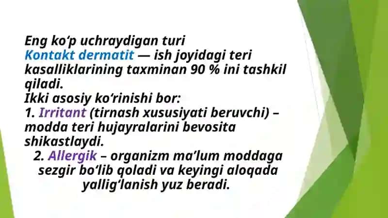 Professional dermatozlar.Parapsoriaz.Psoriazva boshqa dermatozlarda davolashda kvant terapiya usular 4