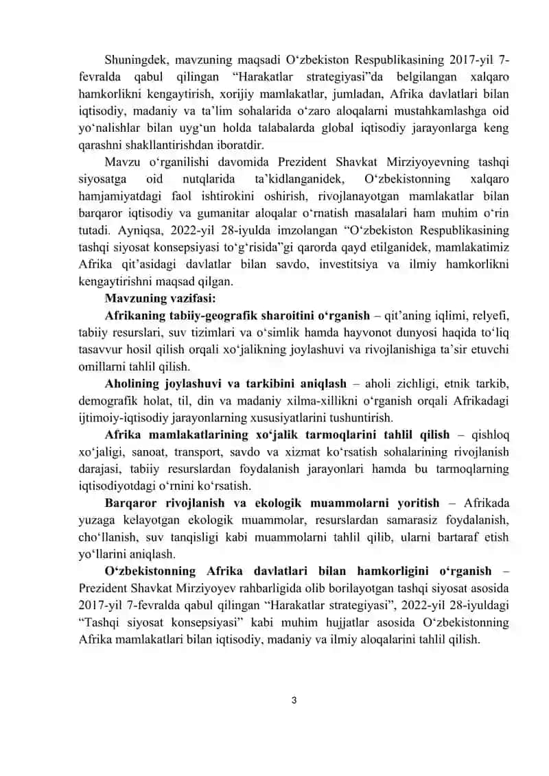 Afrika mamlakatlarining aholisi va xo‘jaligi 4