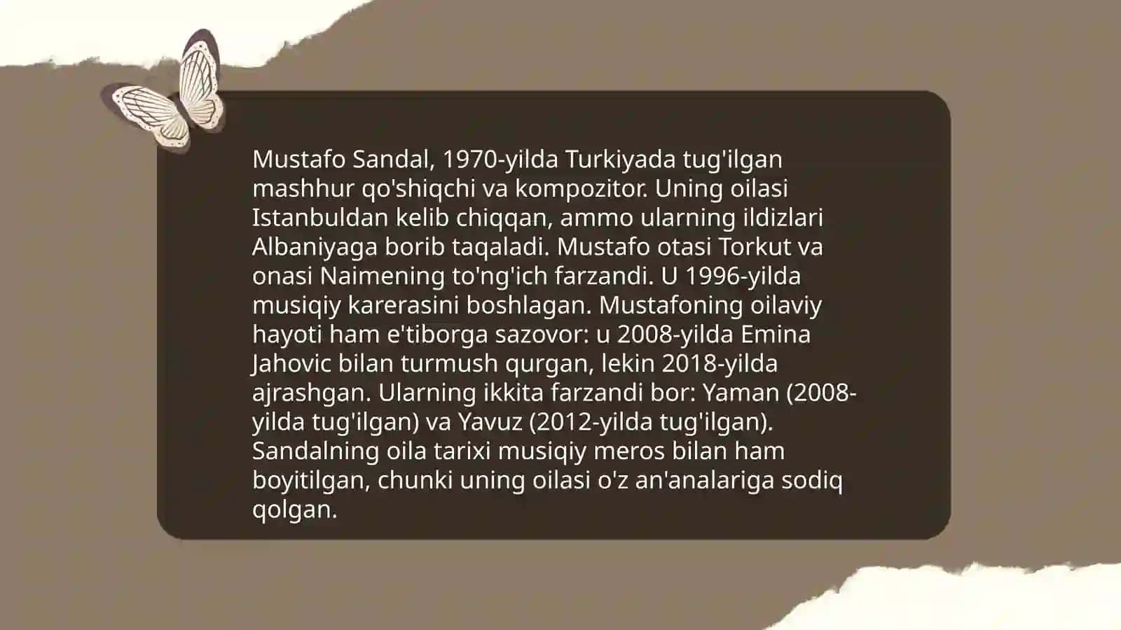 Mustafo Sandal hayoti va ijodi 4