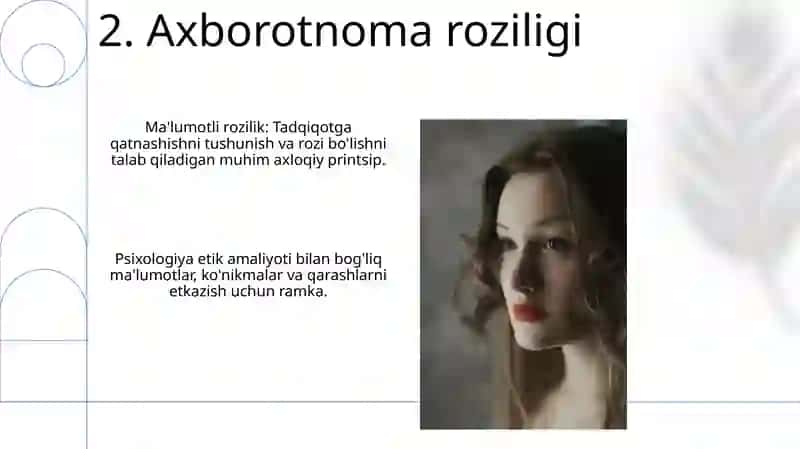 Amerika psixologik assotsiatsiyasining 6 axloqiy tamoyili 4
