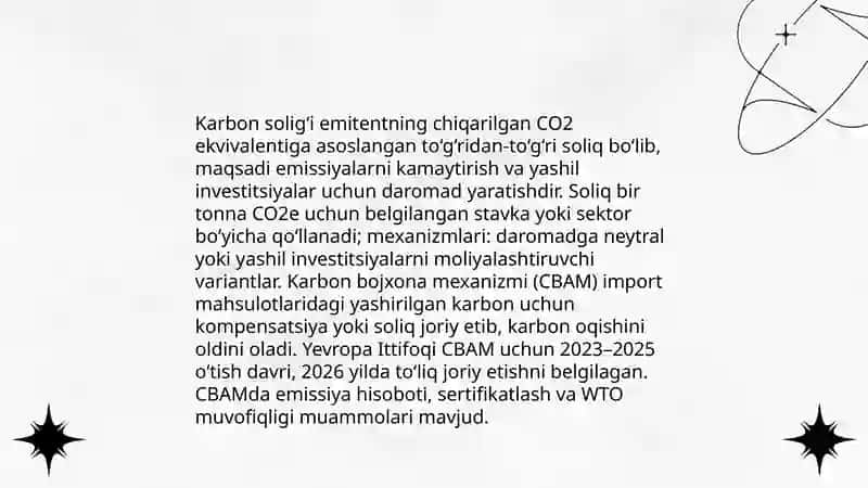 Yashil iqtisodiyotga o’tishda iqtisodiy mexanizmlar 4