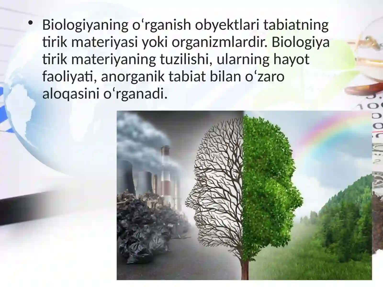 Biologik Tizimlar va Ekologiya - Dars Ishlanmasi 4