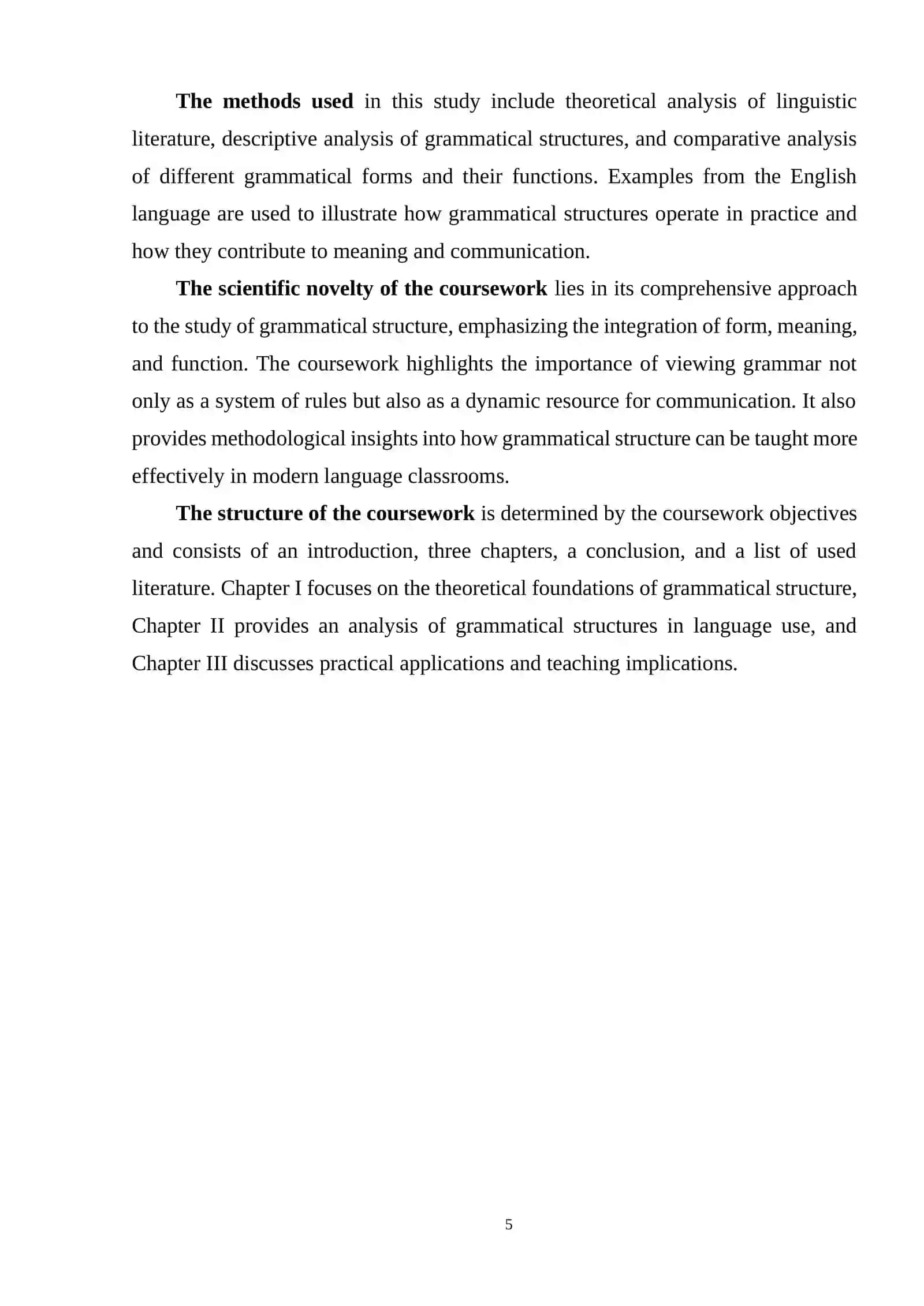 Grammatical Structure of a language 4