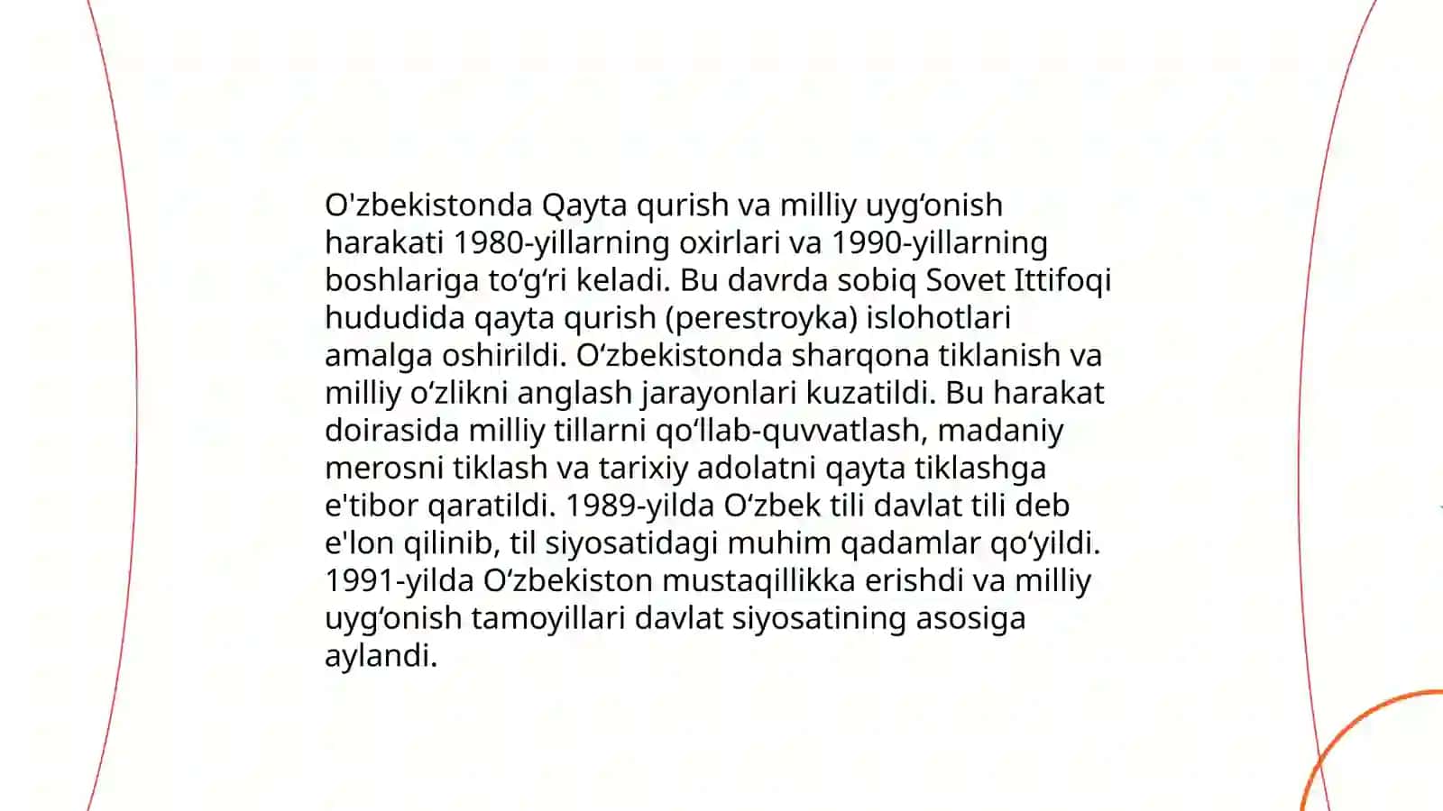 "Qayta qurish" yillarida O'zbekistondagi ijtimoiy va siyosiy vaziyat 4
