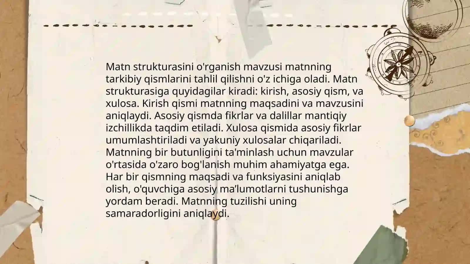 Badiiy matn asosida topshiriqlar tayyorlash va ular ustida ishlash texnologiyasi 4