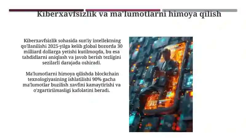Raqamli texnologiyalar va ularning rivojlanish tendesiyalari 4