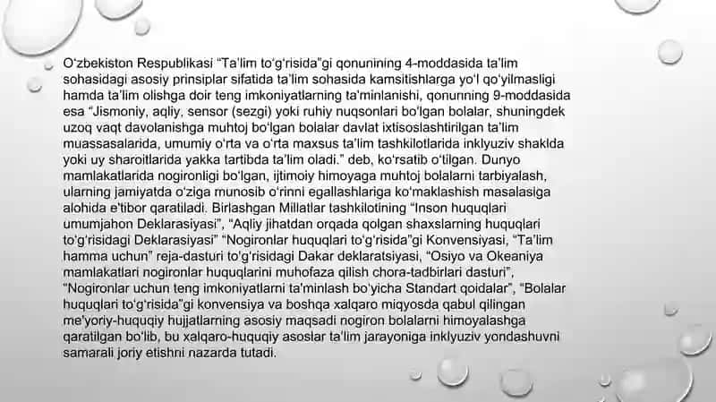 Imkoniyati cheklangan bolalar va ularni inklyuziv ta’limga jalb etish 4