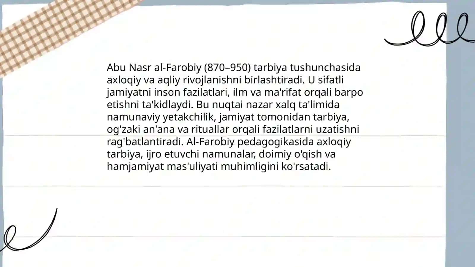 Xalq pedagogikasi va rivojlanishida sharq allomalarining tutgan o‘rni 4