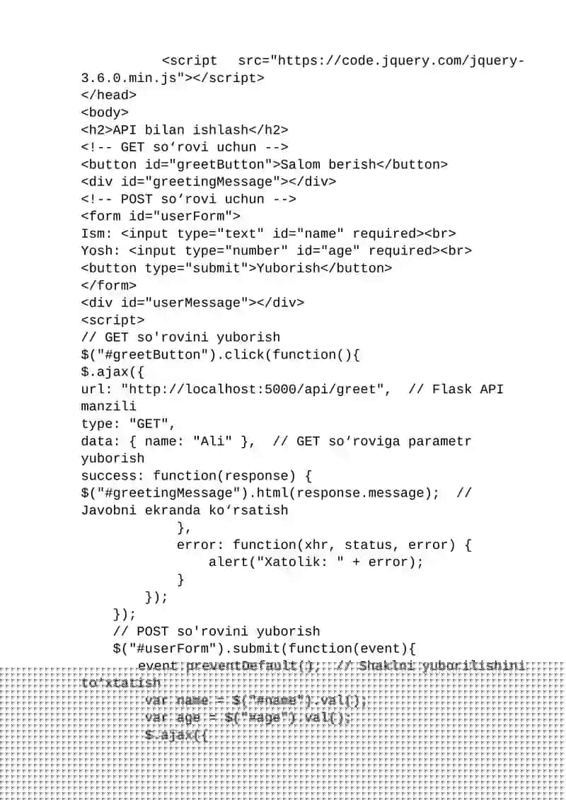 Dasturlash tilda API yaratish 4