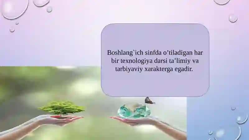 Boshlang‘ich sinf texnologiya darslariga kompetension yondashuv 4