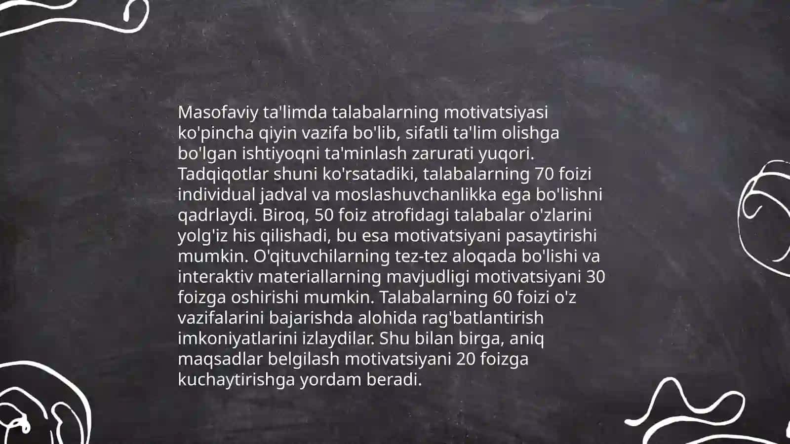 Masofaviy taʼlimni tashkil etish va boshqarish 4