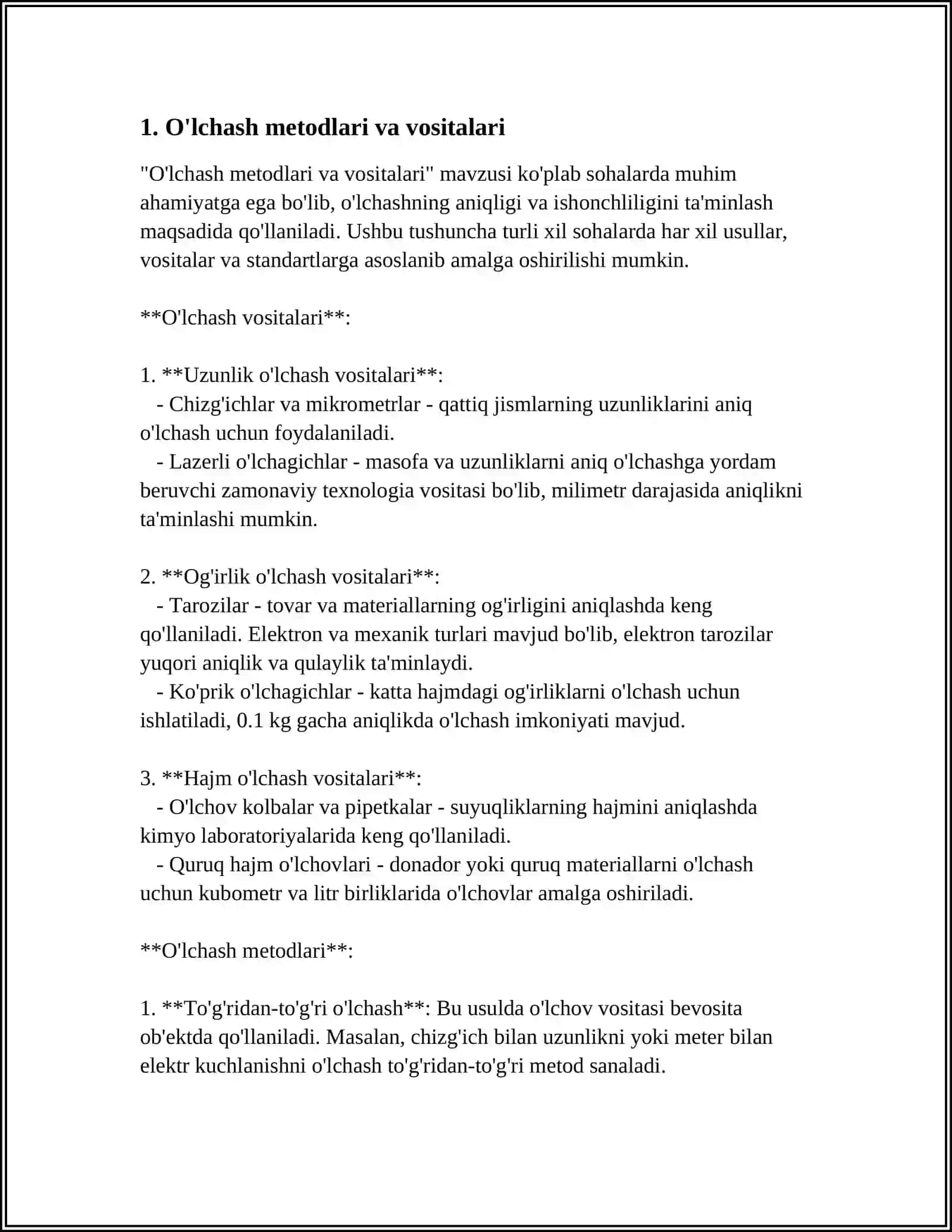 O'lchash vositalari 4