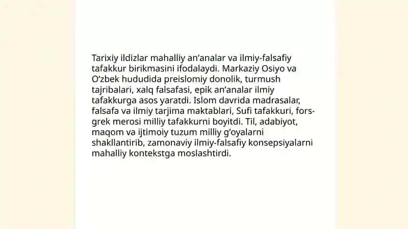 Ilmiy falsafiy gʻoyalar ularning milliy shakillanishidagi gʻoyalar 4