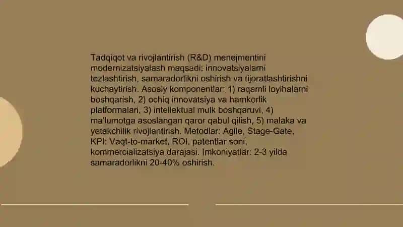 Innovatsion jarayonlarni modernizatsiyalash 4