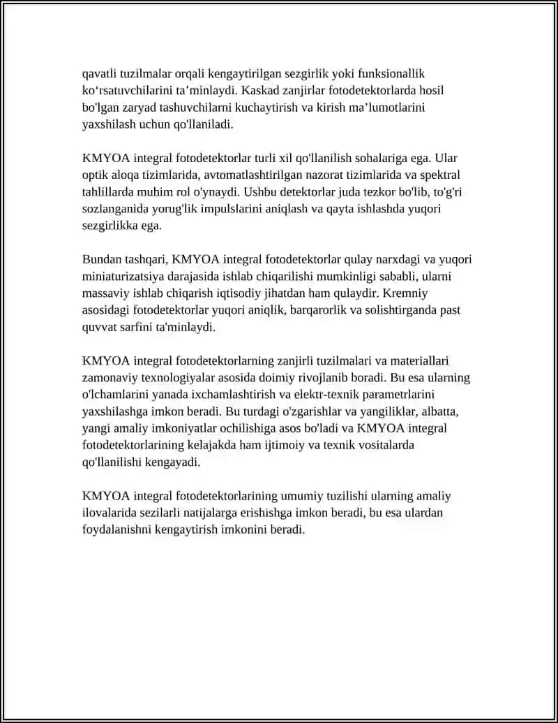 KMYOA INTEGRAL FOTODETEKTORLAR 4