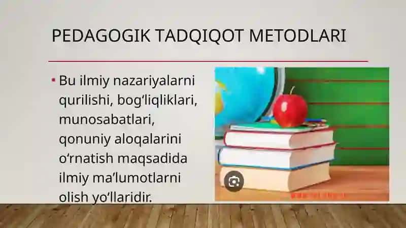 Pedagogika fanining ilmiy tadqiqot metodlari 4