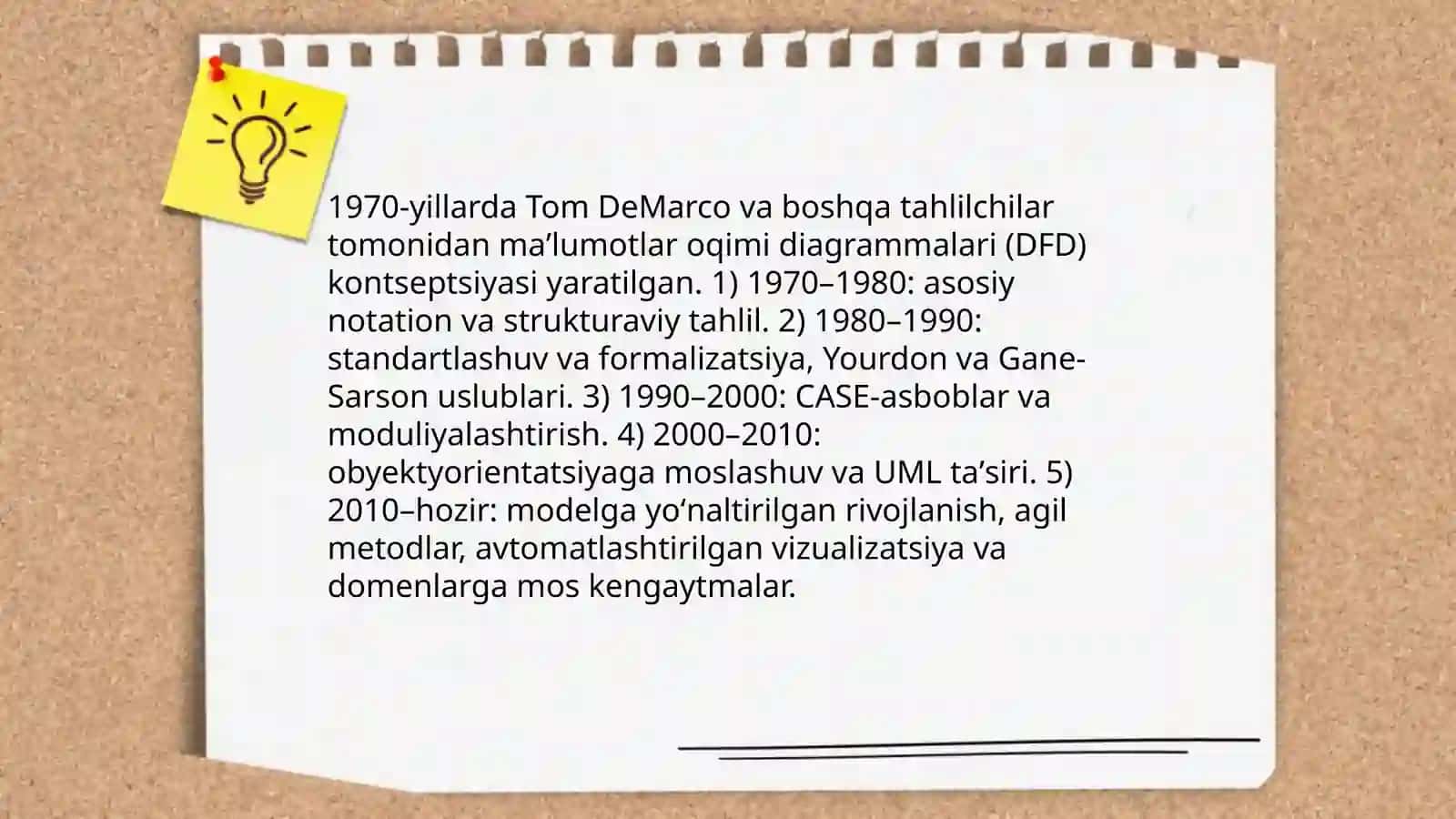 Maʼlumotlar oqimi diagrammalari DFD tushunchasi 4